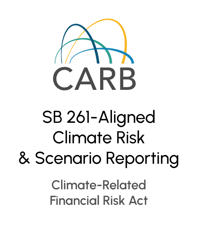SB 261-Aligned Climate Risk & Scenario Reporting